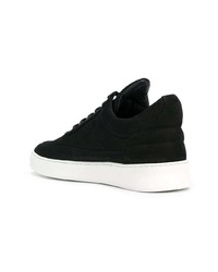 Baskets basses en daim noires Filling Pieces