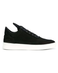 Baskets basses en daim noires Filling Pieces