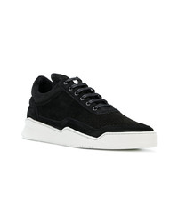 Baskets basses en daim noires Filling Pieces