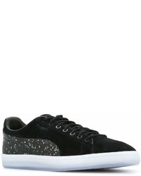 Baskets basses en daim noires Puma