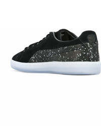 Baskets basses en daim noires Puma