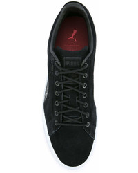 Baskets basses en daim noires Puma