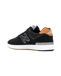 Baskets basses en daim noires New Balance