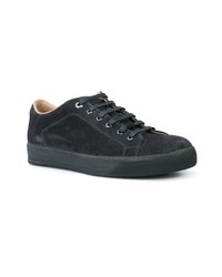 Baskets basses en daim noires Lanvin