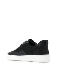 Baskets basses en daim noires Filling Pieces