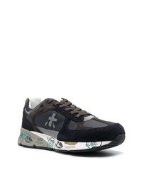 Baskets basses en daim noires Premiata