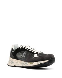 Baskets basses en daim noires Premiata