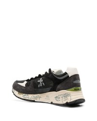 Baskets basses en daim noires Premiata