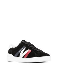 Baskets basses en daim noires Moncler