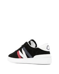 Baskets basses en daim noires Moncler