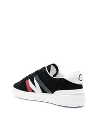 Baskets basses en daim noires Moncler