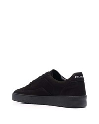 Baskets basses en daim noires Filling Pieces