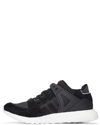 Baskets basses en daim noires adidas