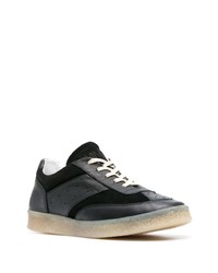 Baskets basses en daim noires MM6 MAISON MARGIELA