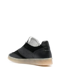 Baskets basses en daim noires MM6 MAISON MARGIELA