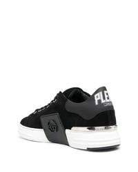 Baskets basses en daim noires Philipp Plein