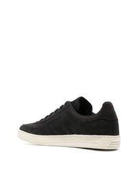 Baskets basses en daim noires Tom Ford