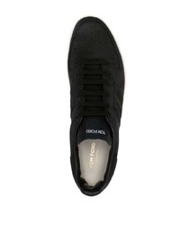 Baskets basses en daim noires Tom Ford