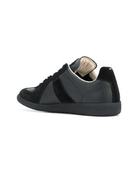 Baskets basses en daim noires Maison Margiela