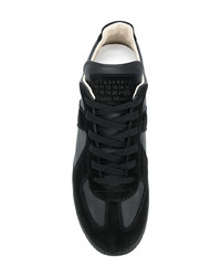 Baskets basses en daim noires Maison Margiela