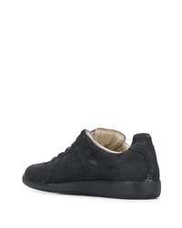 Baskets basses en daim noires Maison Margiela