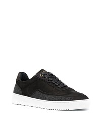 Baskets basses en daim noires Filling Pieces