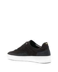 Baskets basses en daim noires Filling Pieces