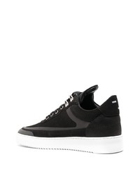 Baskets basses en daim noires Filling Pieces