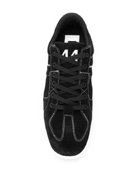 Baskets basses en daim noires Diesel