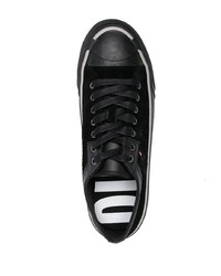 Baskets basses en daim noires Diesel