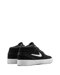 Baskets basses en daim noires Nike