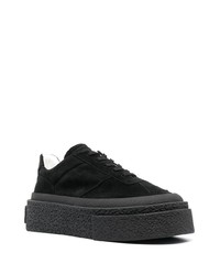 Baskets basses en daim noires MM6 MAISON MARGIELA