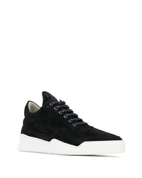 Baskets basses en daim noires Filling Pieces