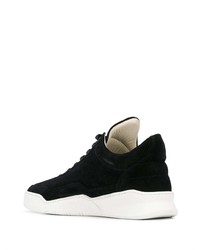 Baskets basses en daim noires Filling Pieces