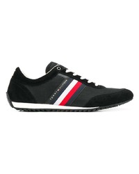 Baskets basses en daim noires Tommy Hilfiger