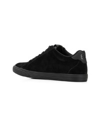 Baskets basses en daim noires Ea7 Emporio Armani