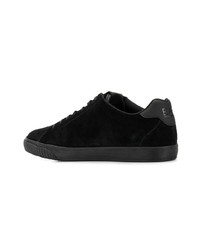 Baskets basses en daim noires Ea7 Emporio Armani