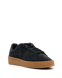 Baskets basses en daim noires adidas