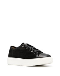 Baskets basses en daim noires Low Brand