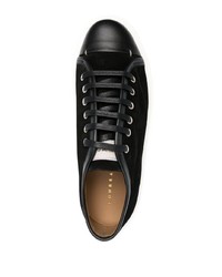 Baskets basses en daim noires Low Brand