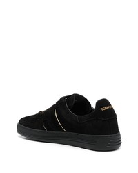 Baskets basses en daim noires Tom Ford