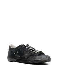 Baskets basses en daim noires Golden Goose