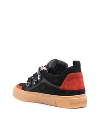 Baskets basses en daim noires Marcelo Burlon County of Milan