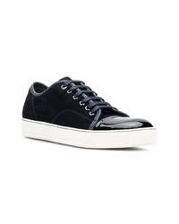 Baskets basses en daim noires Lanvin