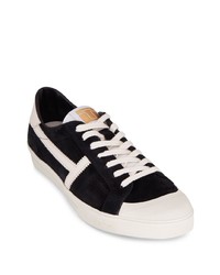 Baskets basses en daim noires Tom Ford