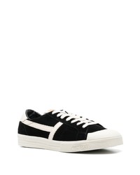 Baskets basses en daim noires Tom Ford