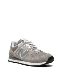 Baskets basses en daim olive New Balance