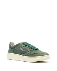 Baskets basses en daim olive AUTRY