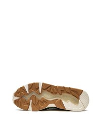 Baskets basses en daim olive Puma