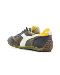 Baskets basses en daim olive Diadora